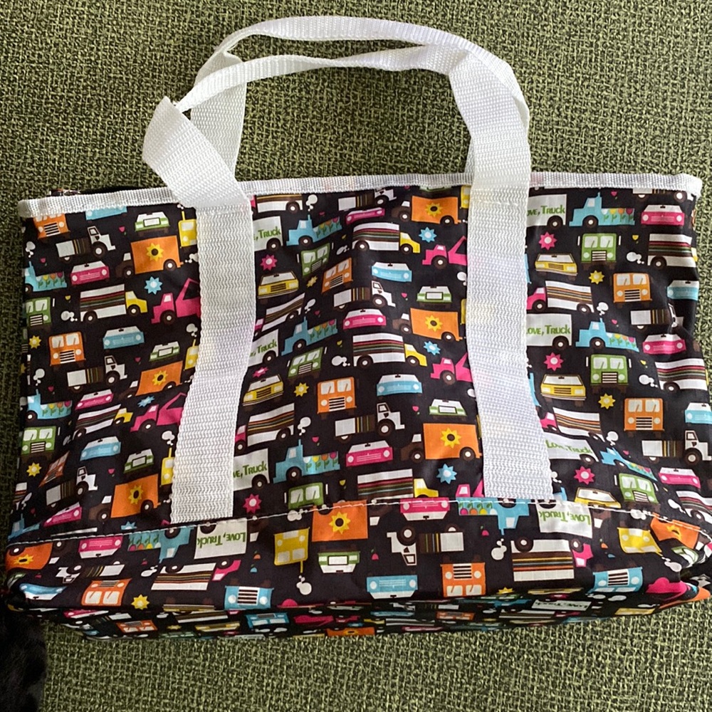 Cute Children’s “Love, Truck” Polyester Purse/Bag